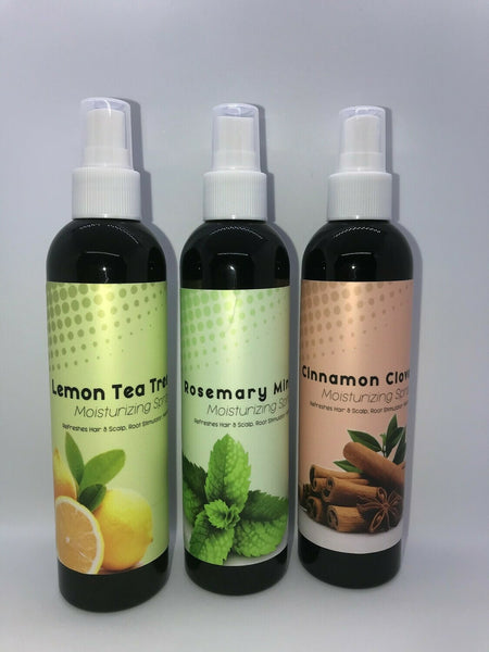 8 oz SON Hair Care Moisturizing Oil Sprays Combo Set
