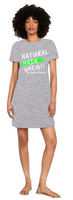 Natural Hair Snob T-Shirt Dress (Mint Green Paint Swipe)