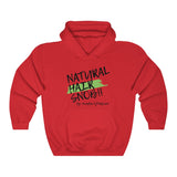 Natural Hair Snob Hoodie (Green paint)