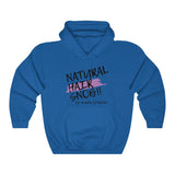 Natural Hair Snob Hoodie (Purple paint)