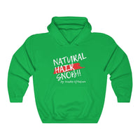 Natural Hair Snob Hoodie (Red paint)