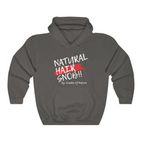 Natural Hair Snob Hoodie (Red paint)