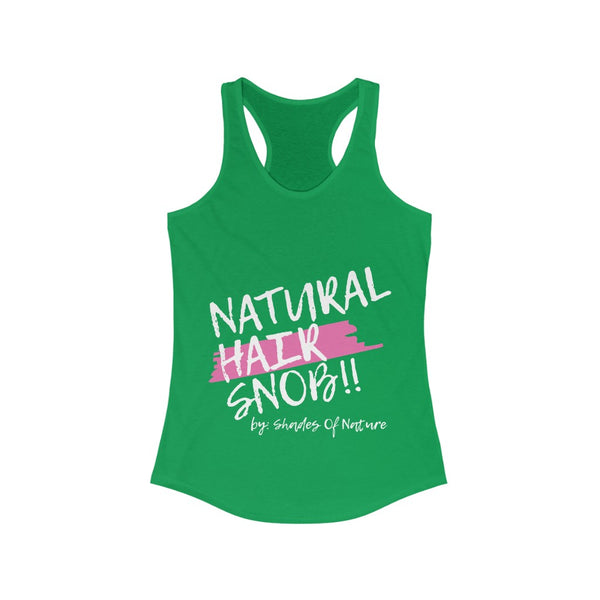 Women's NHS Racerback Tank (Pink Paint Swipe)