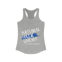 Women's NHS Racerback Tank (Blue Paint Swipe)