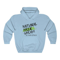 Natural Hair Snob Hoodie (Green paint)