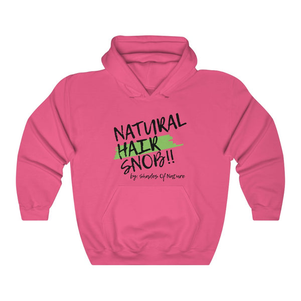 Natural Hair Snob Hoodie (Green paint)