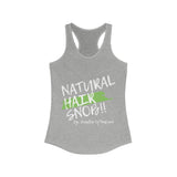 Women's NHS Racerback Tank (Mint Green Paint Swipe)