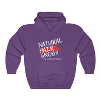 Natural Hair Snob Hoodie (Red paint)