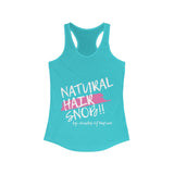 Women's NHS Racerback Tank (Pink Paint Swipe)