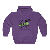 Natural Hair Snob Hoodie (Green paint)