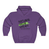 Natural Hair Snob Hoodie (Green paint)