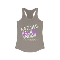 Women's NHS Racerback Tank (Lavender Paint Swipe)