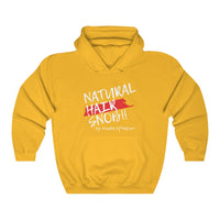 Natural Hair Snob Hoodie (Red paint)