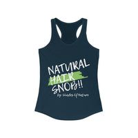 Women's NHS Racerback Tank (Mint Green Paint Swipe)