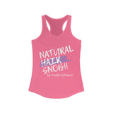 Women's NHS Racerback Tank (Lavender Paint Swipe)