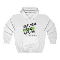 Natural Hair Snob Hoodie (Green paint)