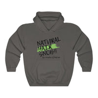 Natural Hair Snob Hoodie (Green paint)