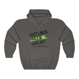 Natural Hair Snob Hoodie (Green paint)